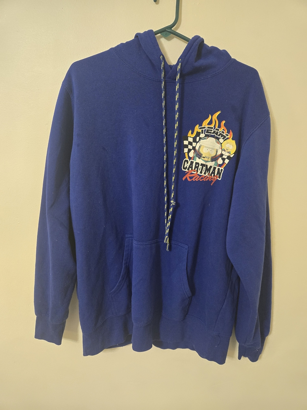 Team Cartman Racing South Park Hoodie Size Large